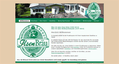 Desktop Screenshot of ilsen-brauerei.de